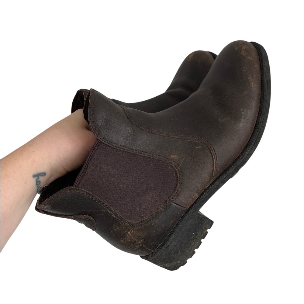 Ugg Bonham II Brown Leather Chelsea Boots Size 9